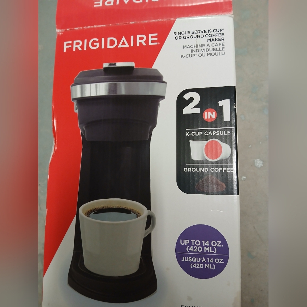 Frigidaire 2-in-1 Coffee Maker - Black Stainless Steel